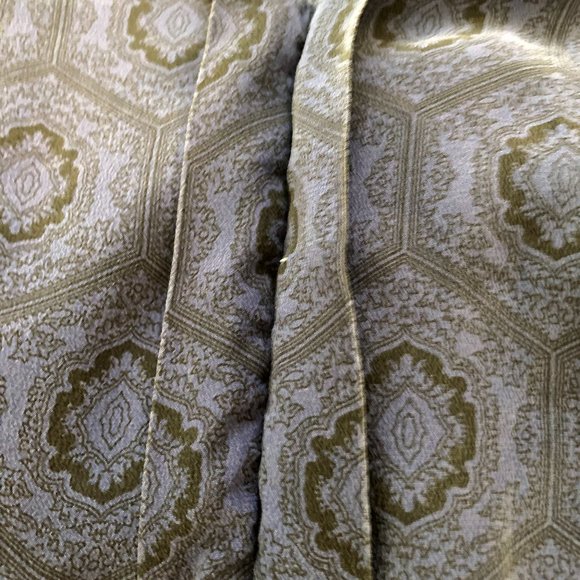 C. Wonder Geometric Print 100% Silk Faux Button Front Blouse Size S - Picture 4 of 7